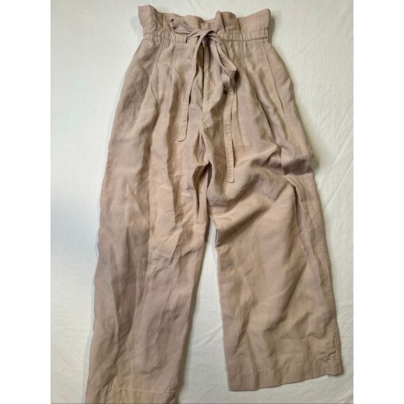 Club Monaco Anreannah Paperbag Pants In Mauve, size 00 - Picture 2 of 10